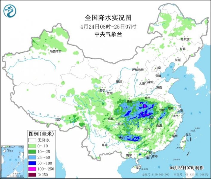 江西湖南等地有大暴雨 强对流天气多点开花 