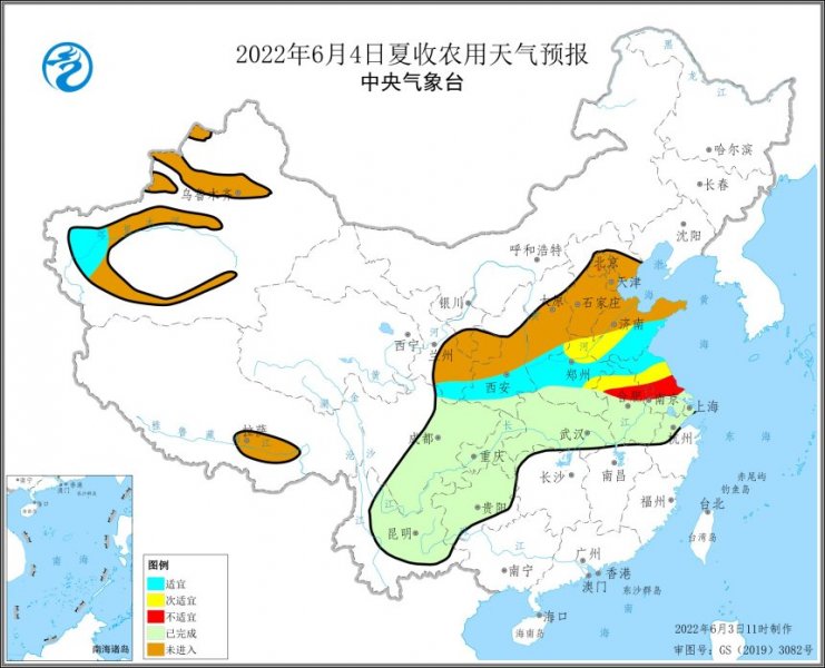 5-7日天气利于加快夏收进度