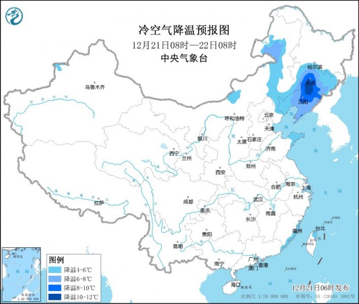 冷空气继续影响我国北方地区 东北地区将有明显降雪天气