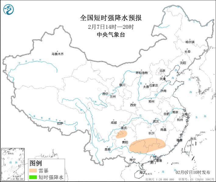 湖南江西广西等地将有对流性天气