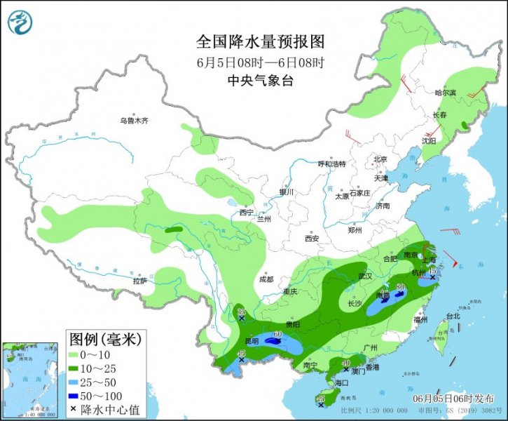 高考临近 考试期间南方多降雨华北东北等地将有对流天气