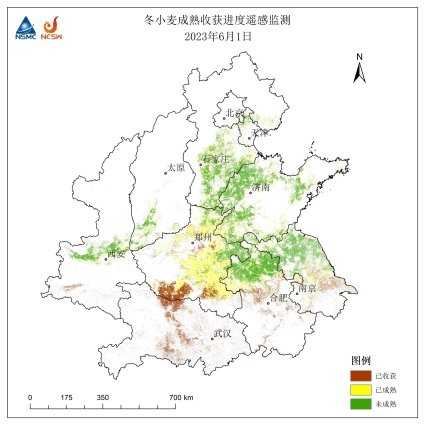 预计6月7-9日麦收区多晴好天气 利于小麦抢收和晾晒