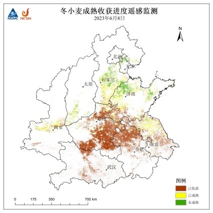 鲁晋陕麦收区需避开11-12日阵雨加快夏收 豫皖苏抓紧夏播