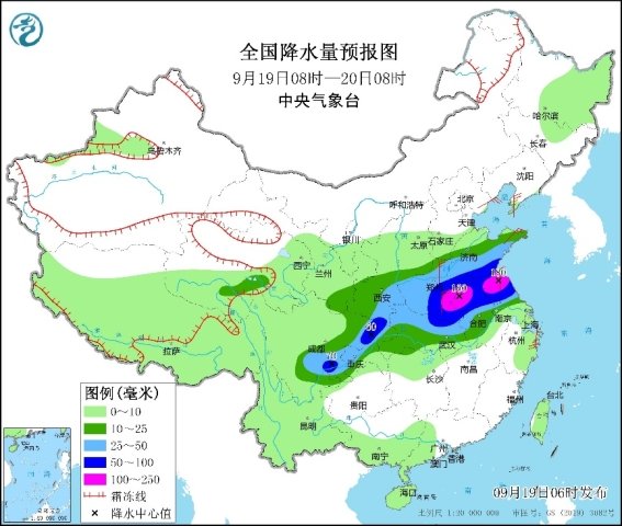 苏皖鲁豫将有强降雨 需警惕暴雨和强对流天气危害