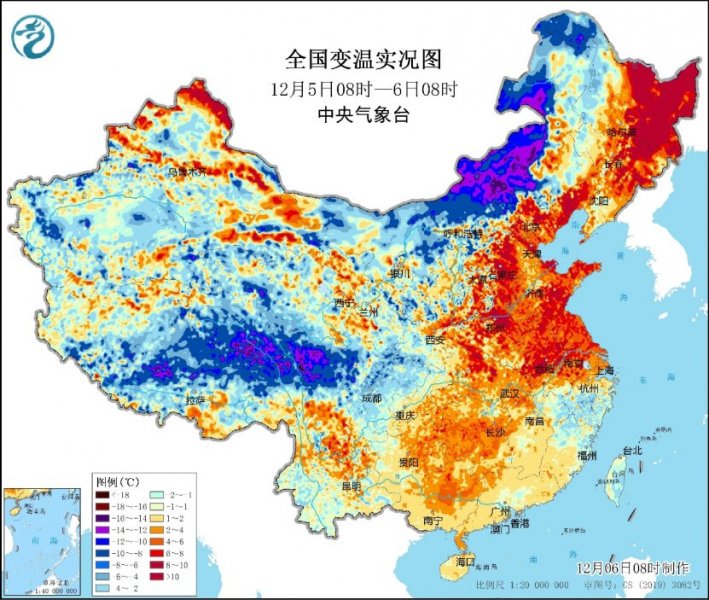 较强冷空气影响持续 内蒙古东部黑龙江等地有大风降温雨雪天气