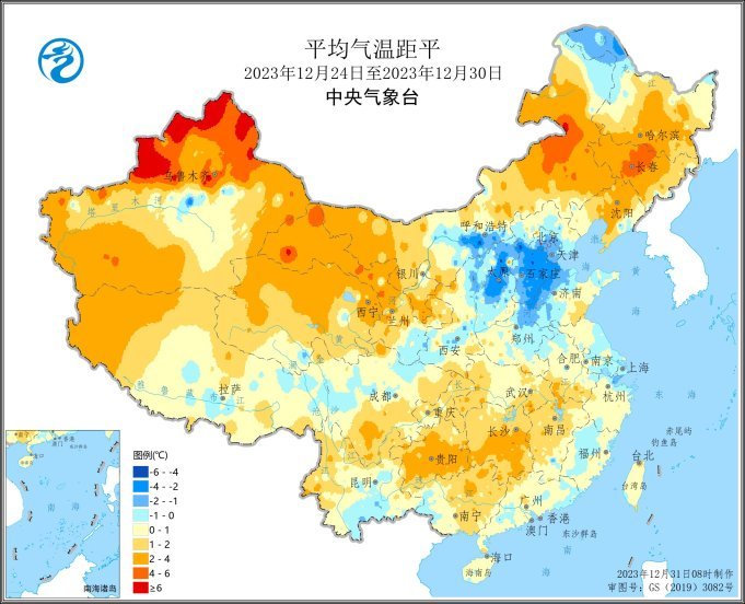 本周气温明显回升 利于南方油菜蔬菜林果恢复生长