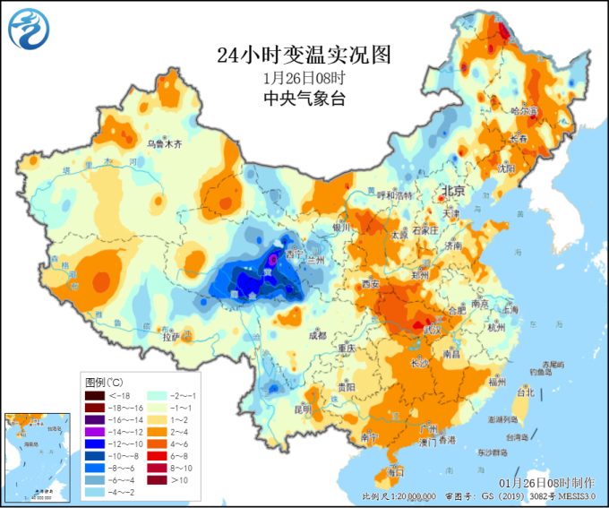 中东部气温继续回升 周末起我国雨雪天气逐渐增多