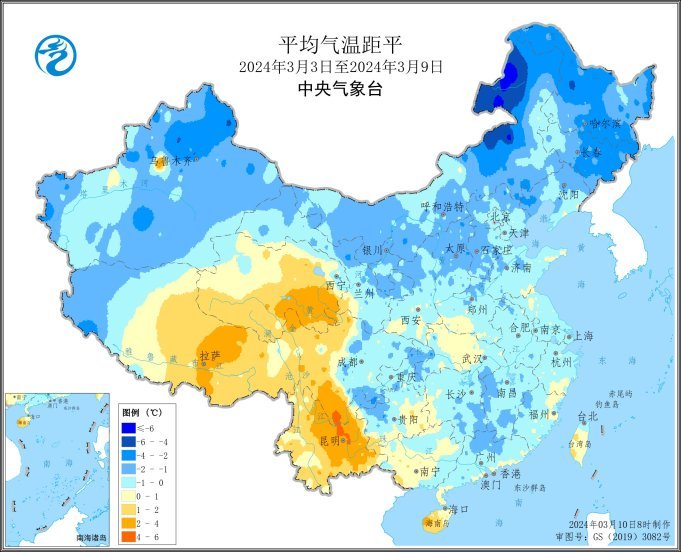 本周大部地区气温有所回升 利于在地作物生长和春耕春播