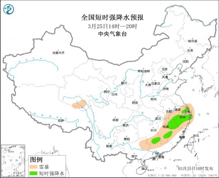 湖南江西浙江安徽江苏等地将有强对流天气