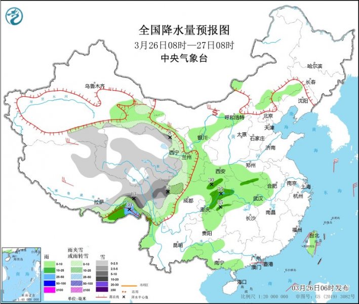西北华北等地有沙尘天气  江南华南贵州东部有强降雨