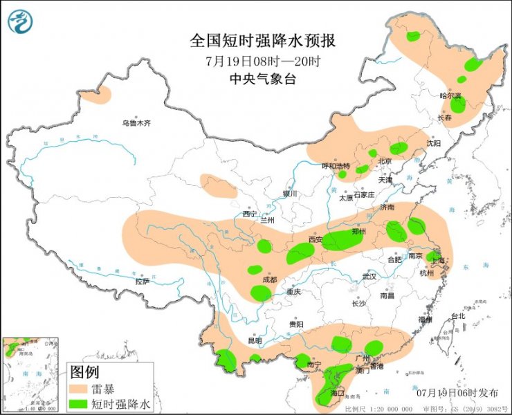 吉林辽宁四川河南山东江苏等地将有强对流天气
