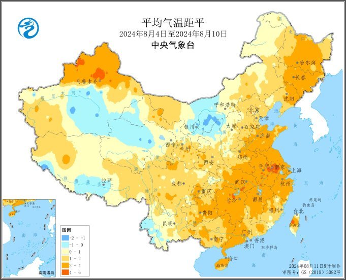 本周南方持续晴热高温 不利一季稻和经济林果生长发育
