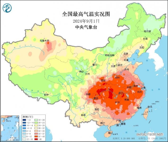 南方高温天气持续  北方地区将迎降水过程