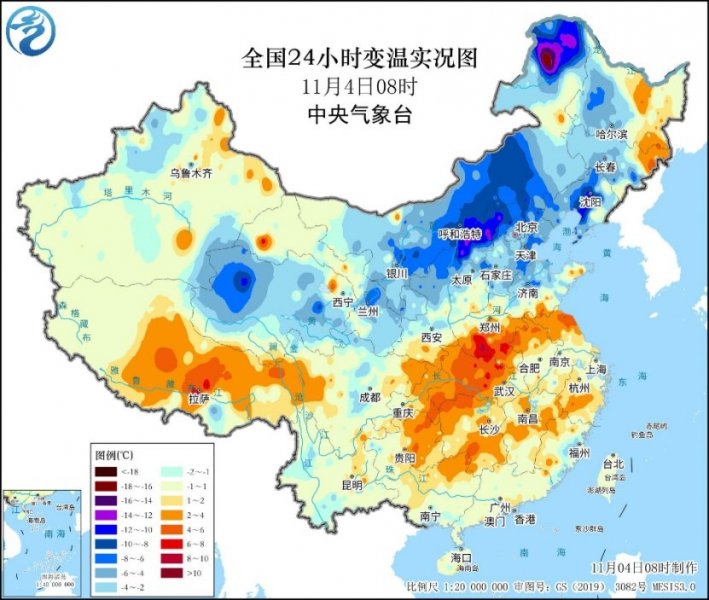 强冷空气继续影响长江中下游以北地区 海南降雨明显减弱