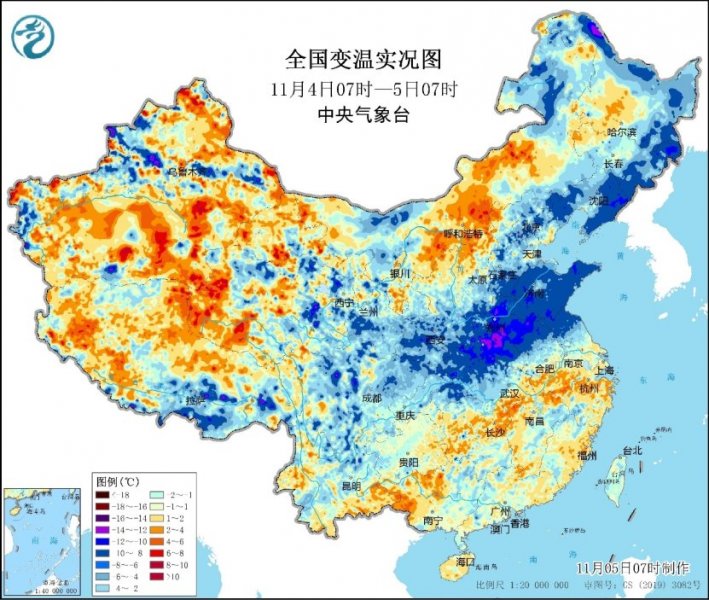 冷空气继续影响江汉江淮等地  云南西南部等地雨势较强