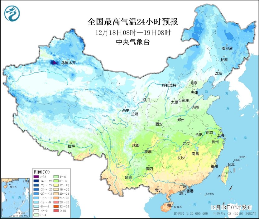 长江中下游以南地区气温将走低  较强冷空气即将影响中东部