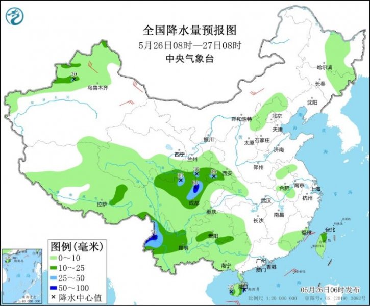 南方强降雨蓄势待发 贵州湖南江西福建雨势猛烈