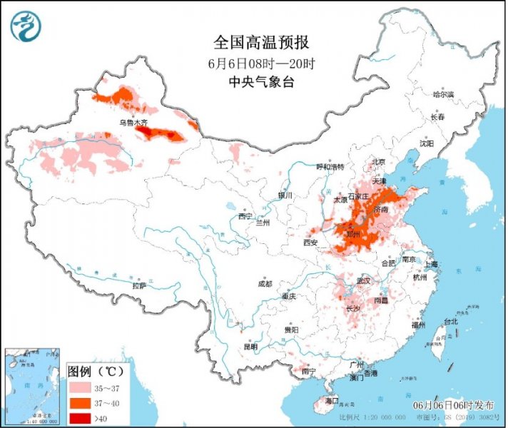 华北黄淮等地高温天气持续  江淮江南等地强降雨将开启