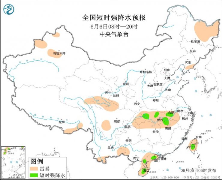重庆贵州湖北湖南安徽江西等地将有强对流天气